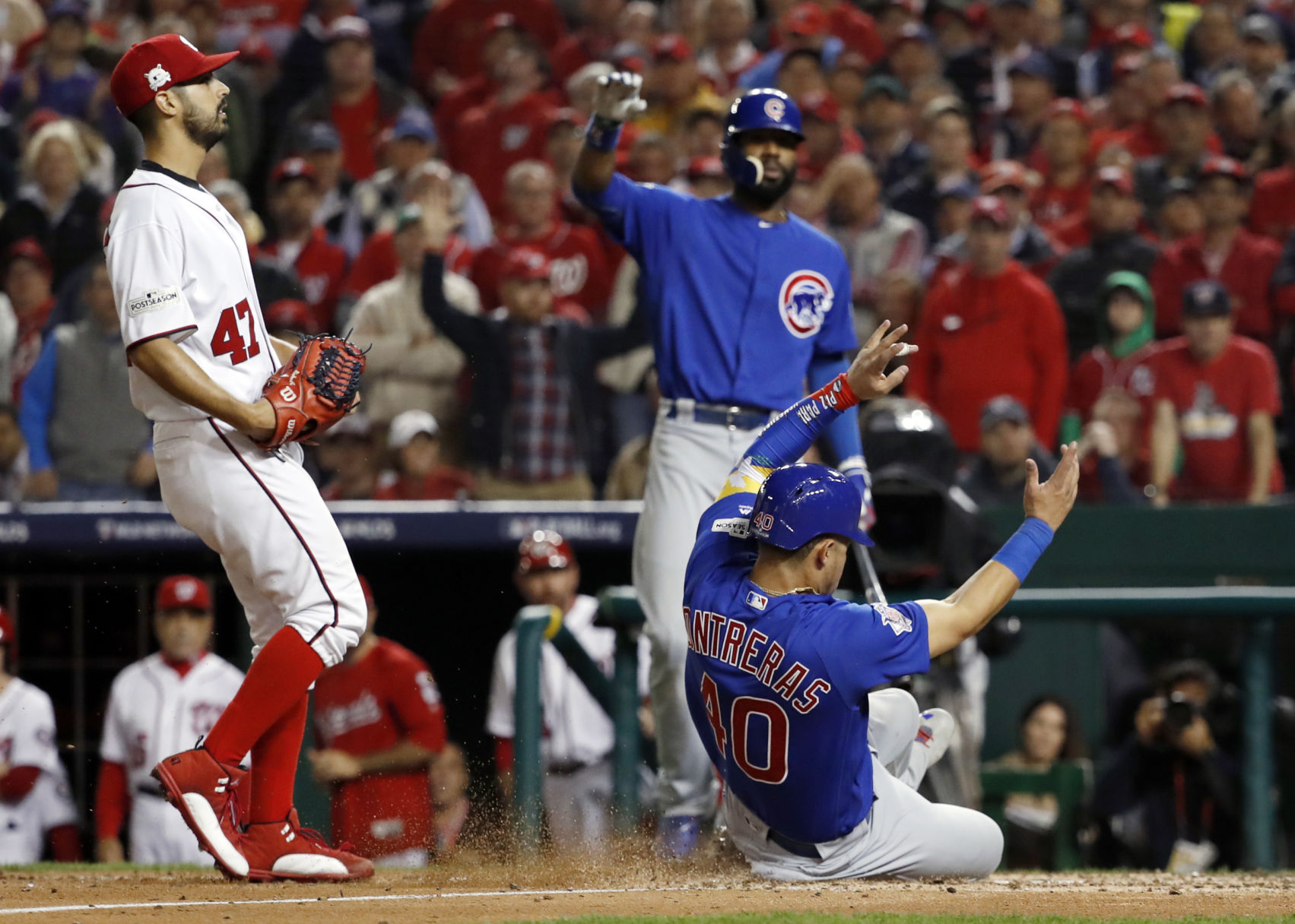 NLDS Cubs Nationals Baseball